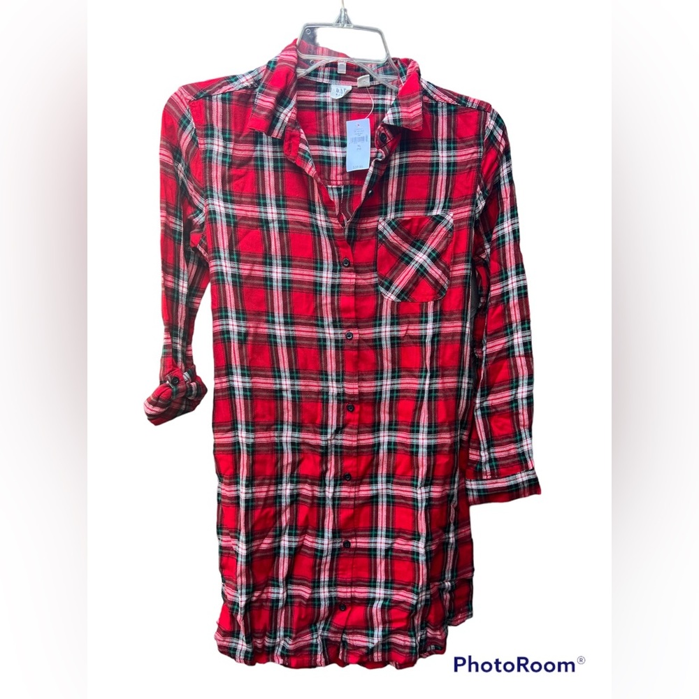 GAP Kids Shirt Plaided Dress